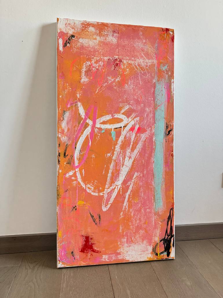 Original Abstract Expressionism Abstract Painting by Flavia Birsan