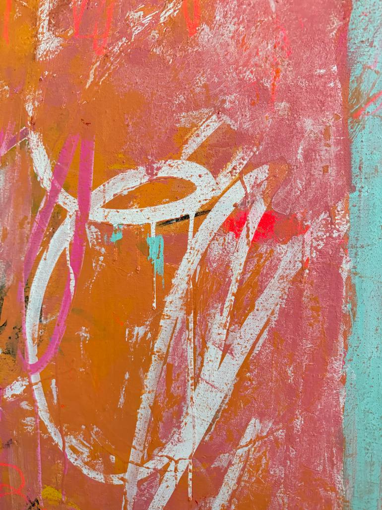 Original Abstract Expressionism Abstract Painting by Flavia Birsan