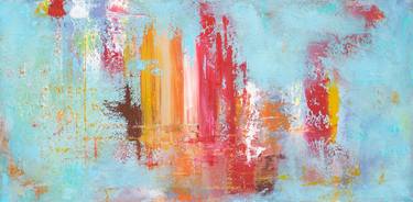 Original Abstract Expressionism Abstract Paintings by Flavia Birsan