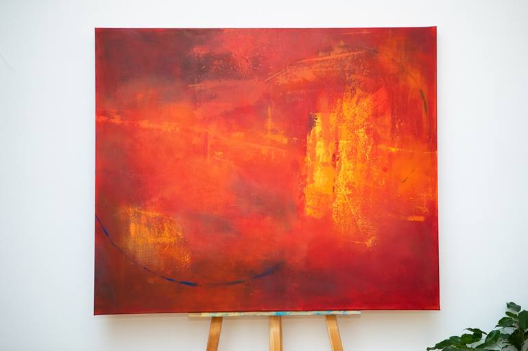 Original Modern Abstract Painting by Flavia Birsan