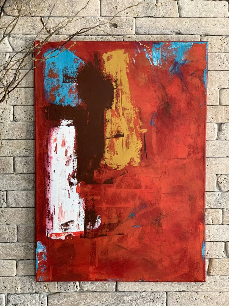 Original Abstract Painting by Flavia Birsan