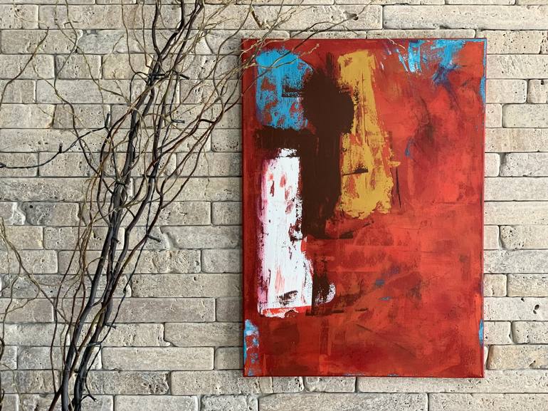 Original Abstract Painting by Flavia Birsan