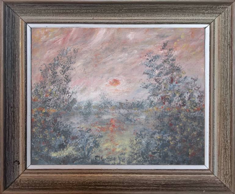 Original Expressionism Landscape Painting by Ferran Gomila