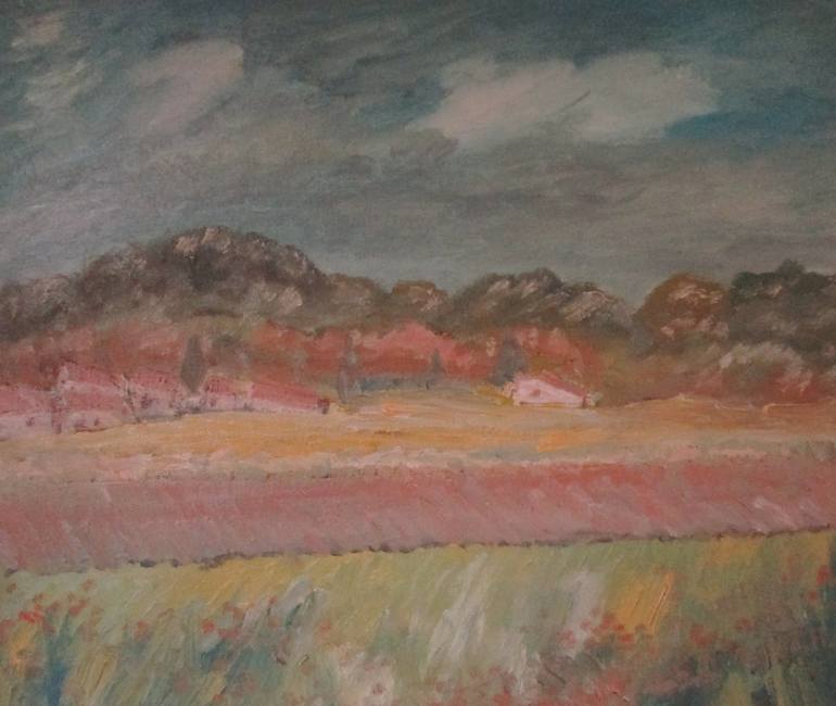Original Expressionism Landscape Painting by Ferran Gomila