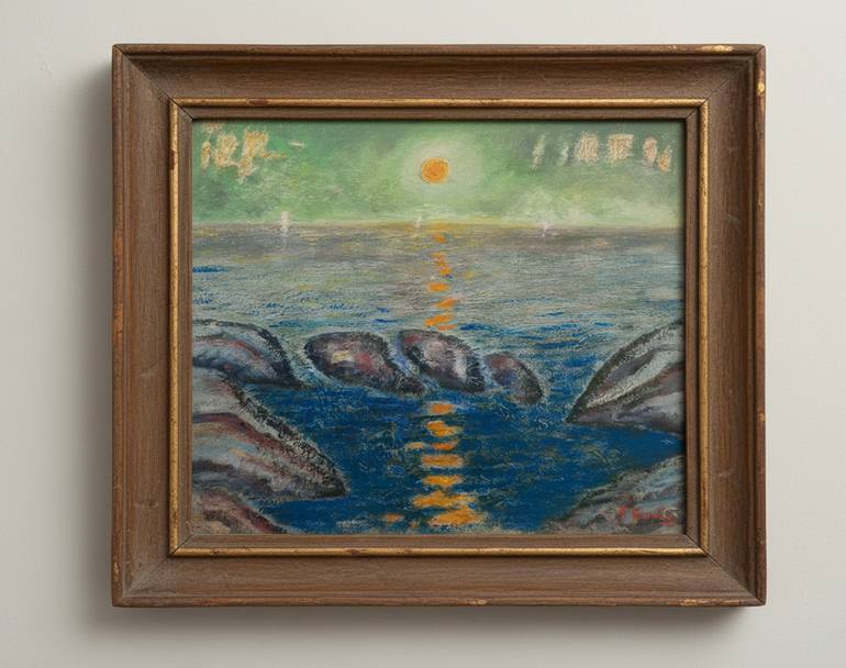 Original Expressionism Seascape Painting by Ferran Gomila