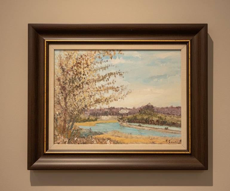 Original Impressionism Landscape Painting by Ferran Gomila