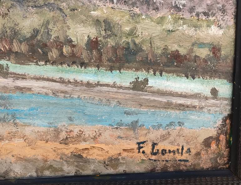 Original Impressionism Landscape Painting by Ferran Gomila
