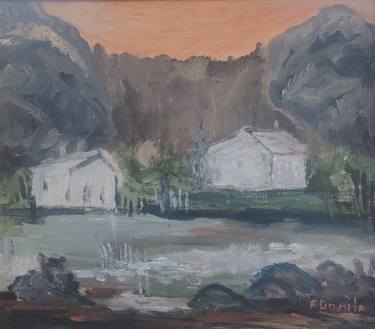 Original Expressionism Landscape Painting by Ferran Gomila