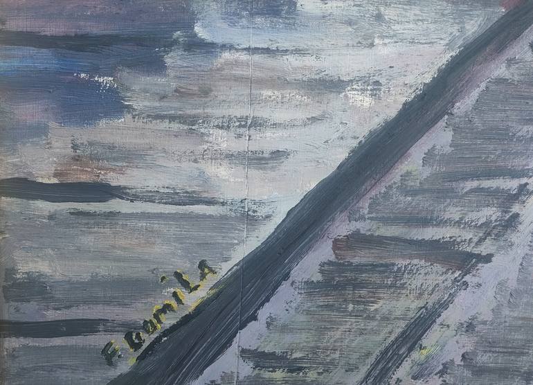 Original Expressionism Landscape Painting by Ferran Gomila