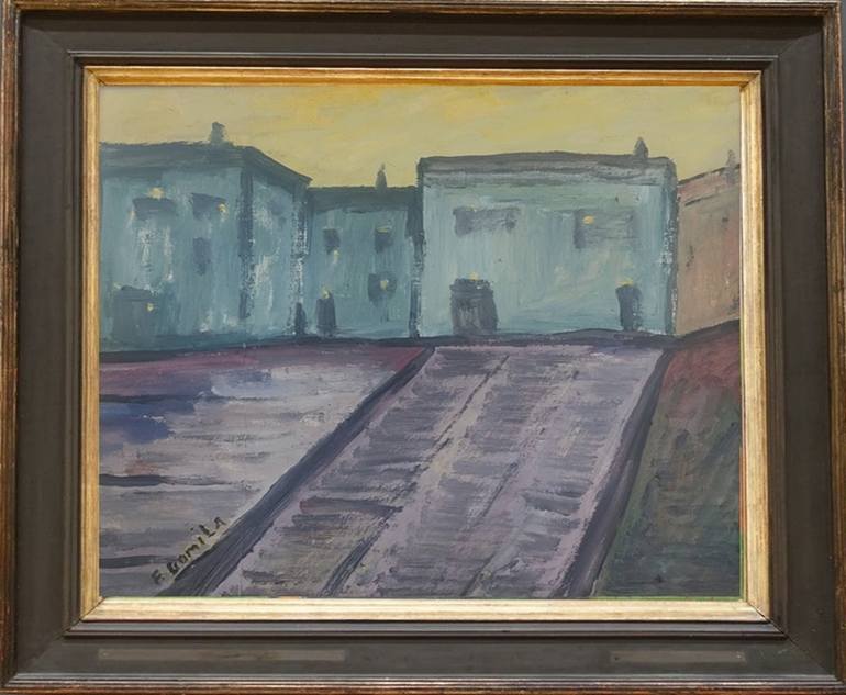 Original Expressionism Landscape Painting by Ferran Gomila