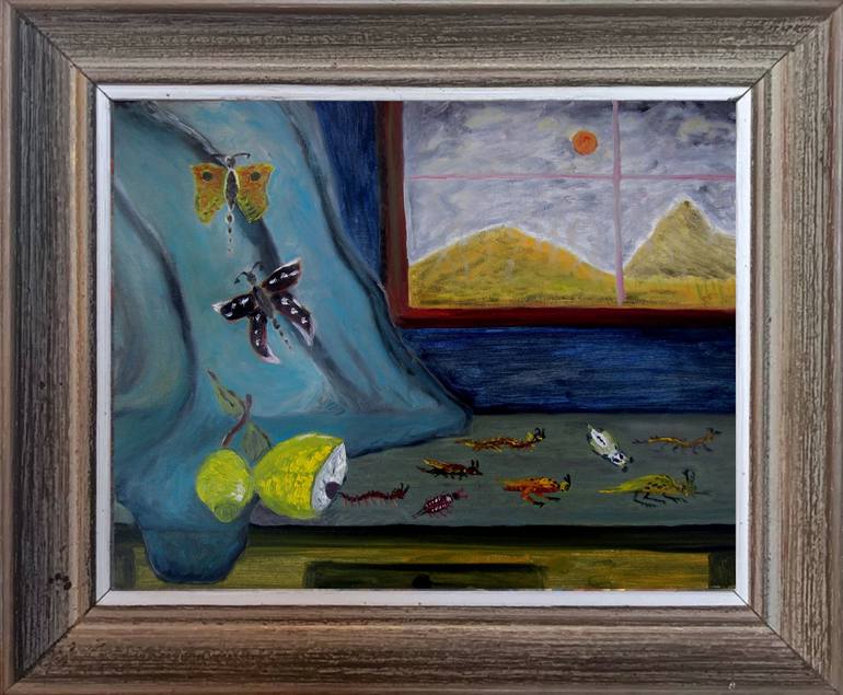 Original Surrealism Still Life Painting by Ferran Gomila