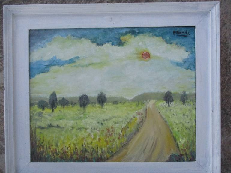 Original Impressionism Landscape Painting by Ferran Gomila