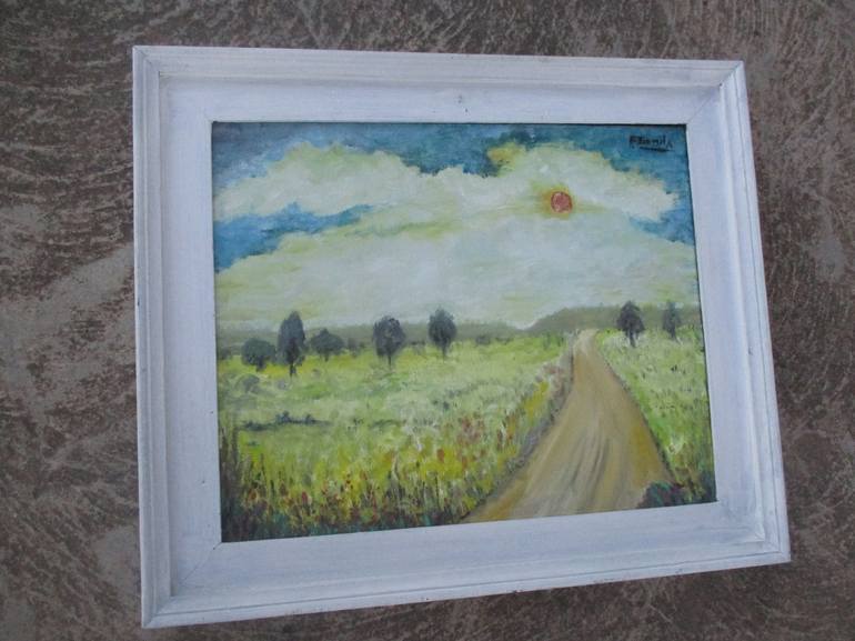 Original Impressionism Landscape Painting by Ferran Gomila