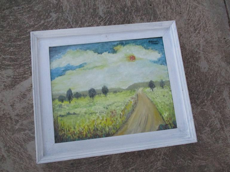 Original Impressionism Landscape Painting by Ferran Gomila