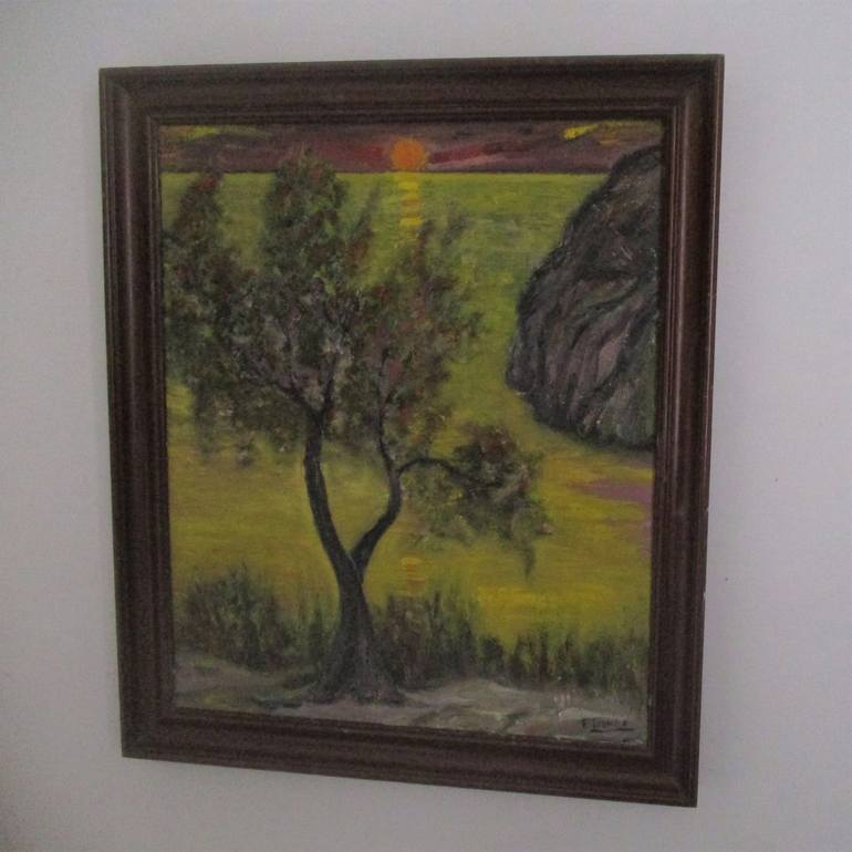 Original Expressionism Tree Painting by Ferran Gomila