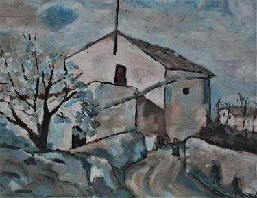 Original Expressionism Rural life Paintings by Ferran Gomila