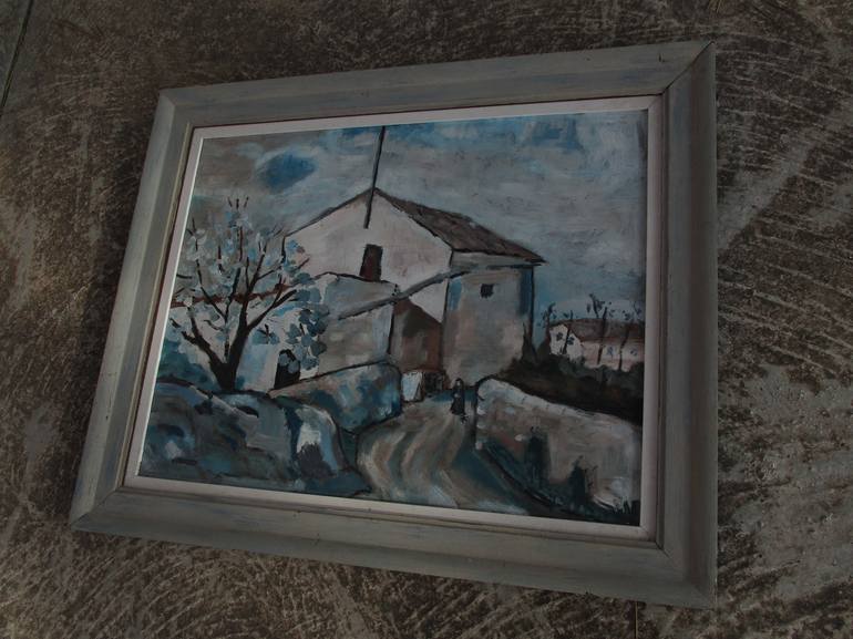 Original Expressionism Rural life Painting by Ferran Gomila