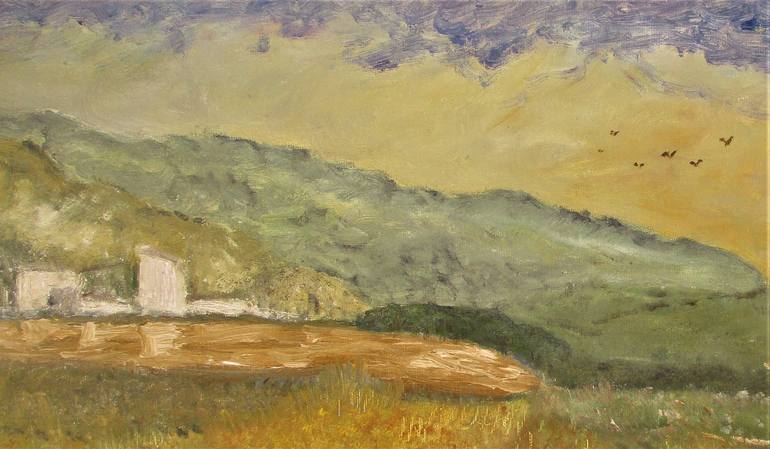 Original Impressionism Landscape Painting by Ferran Gomila