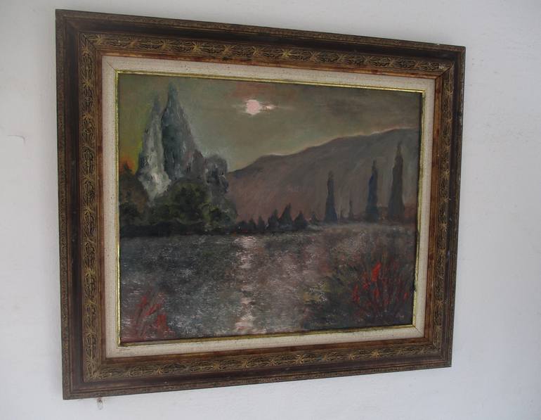 Original Expressionism Landscape Painting by Ferran Gomila