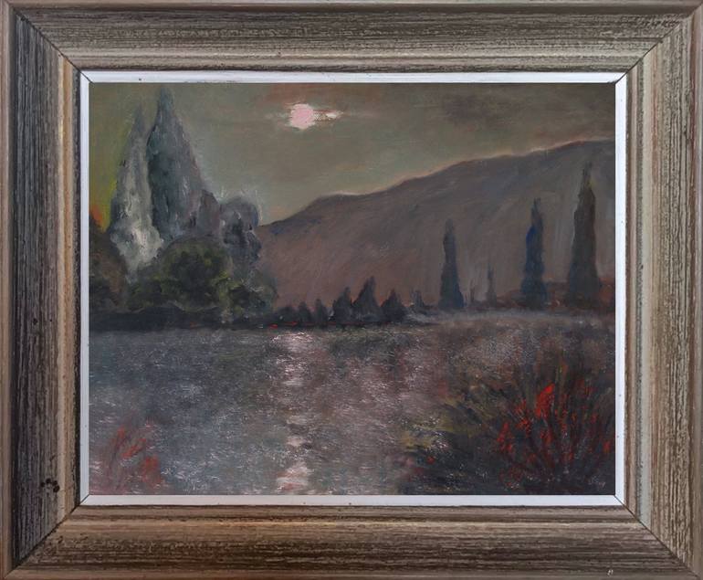 Original Expressionism Landscape Painting by Ferran Gomila