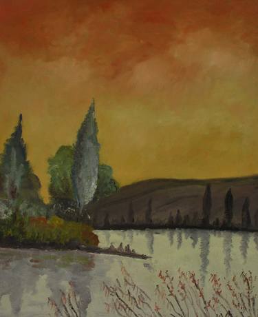 Original Expressionism Landscape Paintings by Ferran Gomila