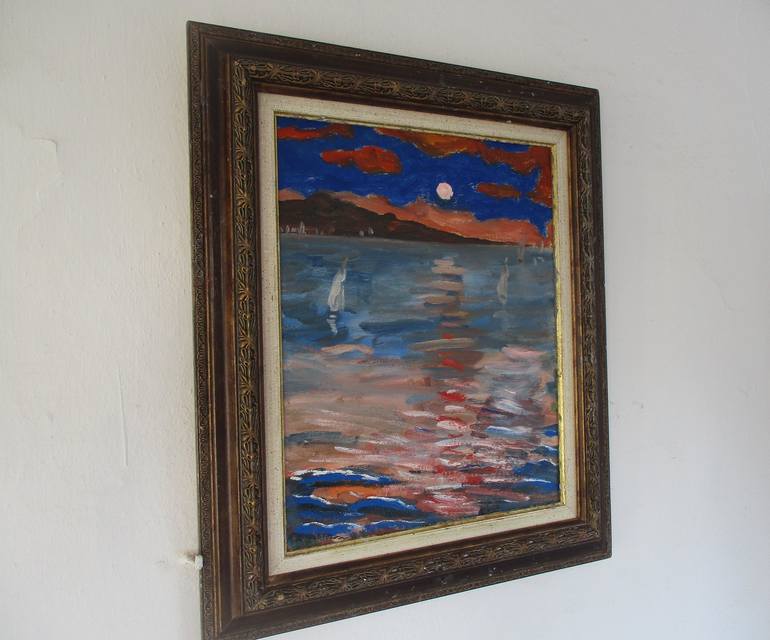 Original Expressionism Seascape Painting by Ferran Gomila