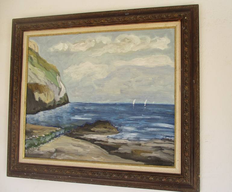 Original Impressionism Seascape Painting by Ferran Gomila