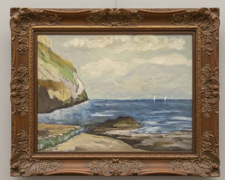 Original Impressionism Seascape Painting by Ferran Gomila