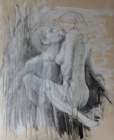 Original Realism Erotic Paintings by Albe Kant