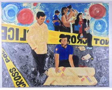 Original Conceptual Political Paintings by pia cabanela