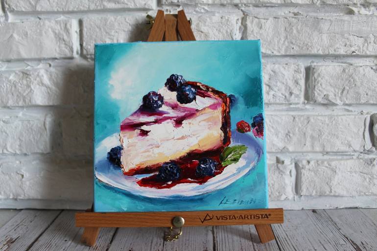 Original Modern Food Painting by Marina Lesina