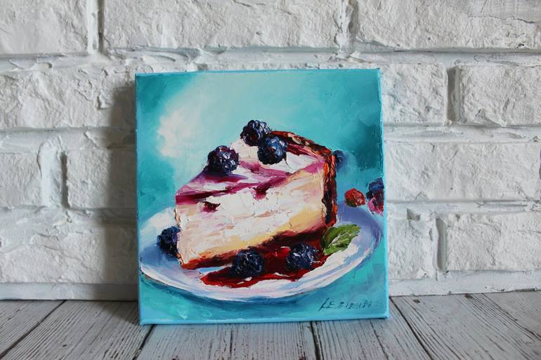 Original Modern Food Painting by Marina Lesina