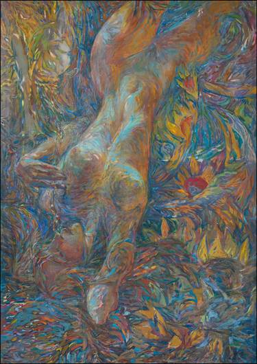 Print of Abstract Expressionism Nude Paintings by Valeriy Radetskyy