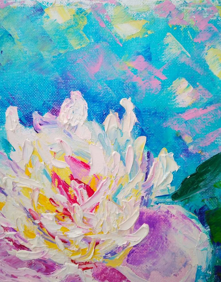 Original Impressionism Floral Painting by Yulia Berseneva