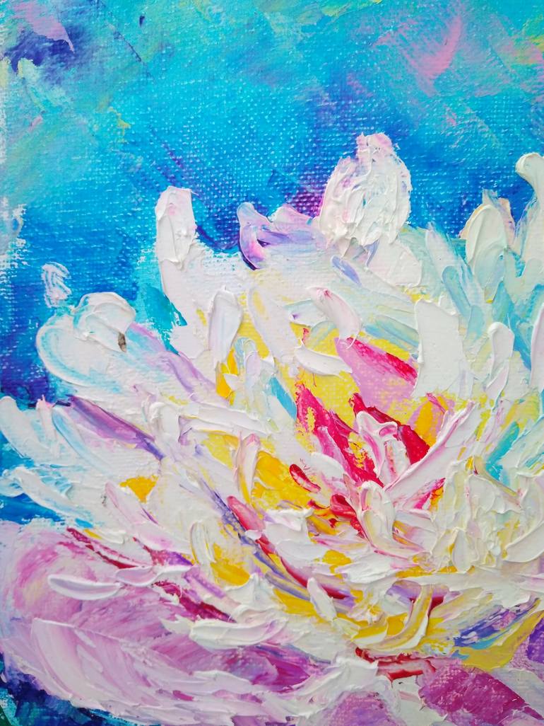 Original Impressionism Floral Painting by Yulia Berseneva