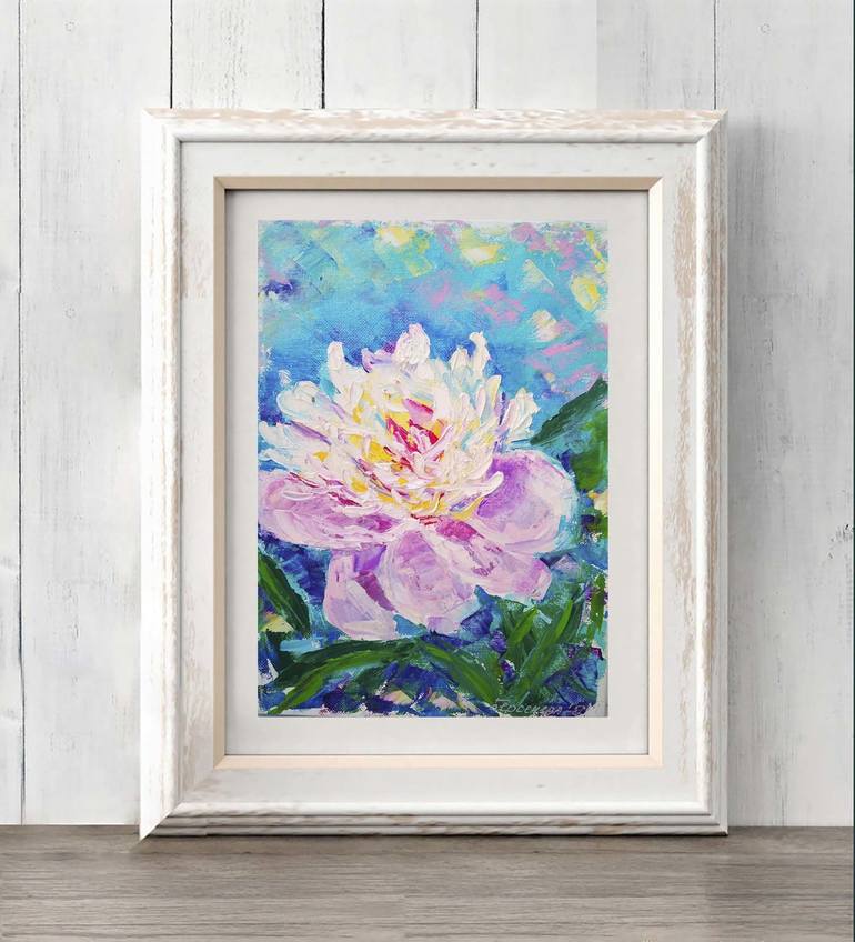 Original Impressionism Floral Painting by Yulia Berseneva