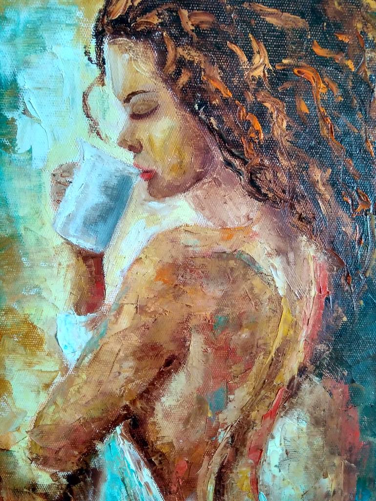 Original Impressionism Nude Painting by Yulia Berseneva