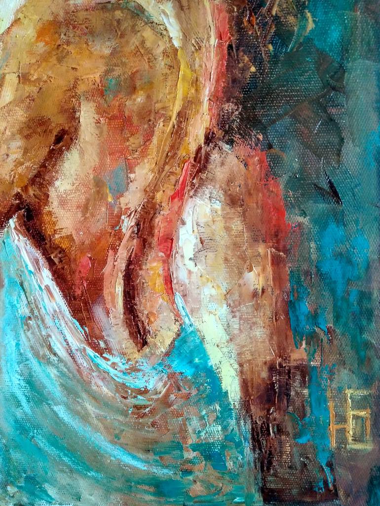 Original Impressionism Nude Painting by Yulia Berseneva