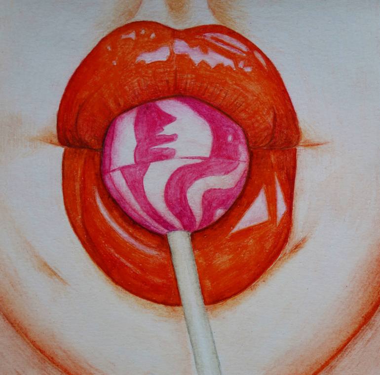 Chupa Chups, Drawing by Ananou