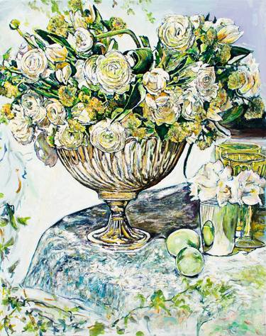Original Floral Paintings by Dimka Wallhack