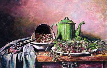 Original Expressionism Still Life Paintings by Dimka Wallhack