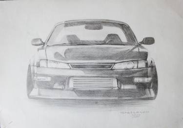 Original Car Drawing by Sergey Stetsenko