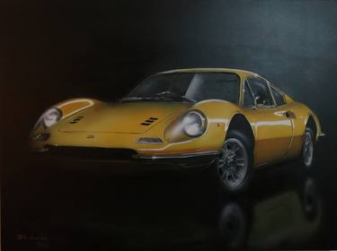 Original Car Painting by Sergey Stetsenko