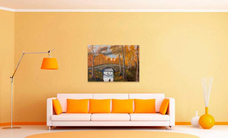 Original Impressionism Landscape Painting by Shankar Kashyap