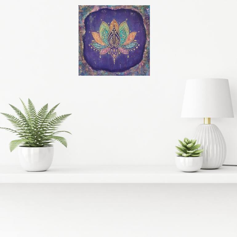 Original Figurative Botanic Mixed Media by Kerry Sandhu