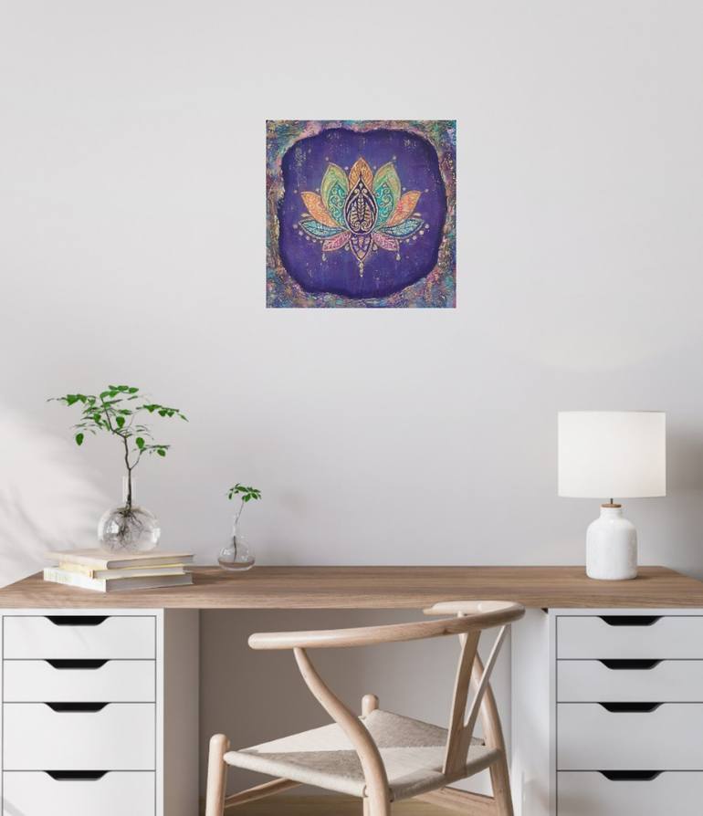 Original Figurative Botanic Mixed Media by Kerry Sandhu