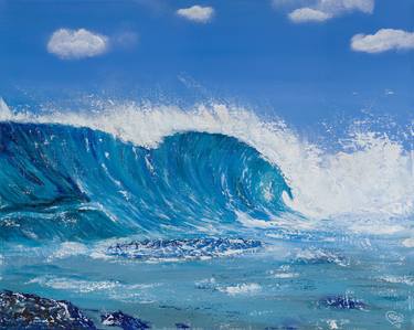 Original Impressionism Seascape Paintings by Kerry Sandhu