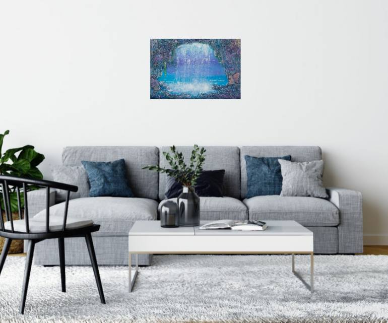 Original Abstract Fantasy Painting by Kerry Sandhu