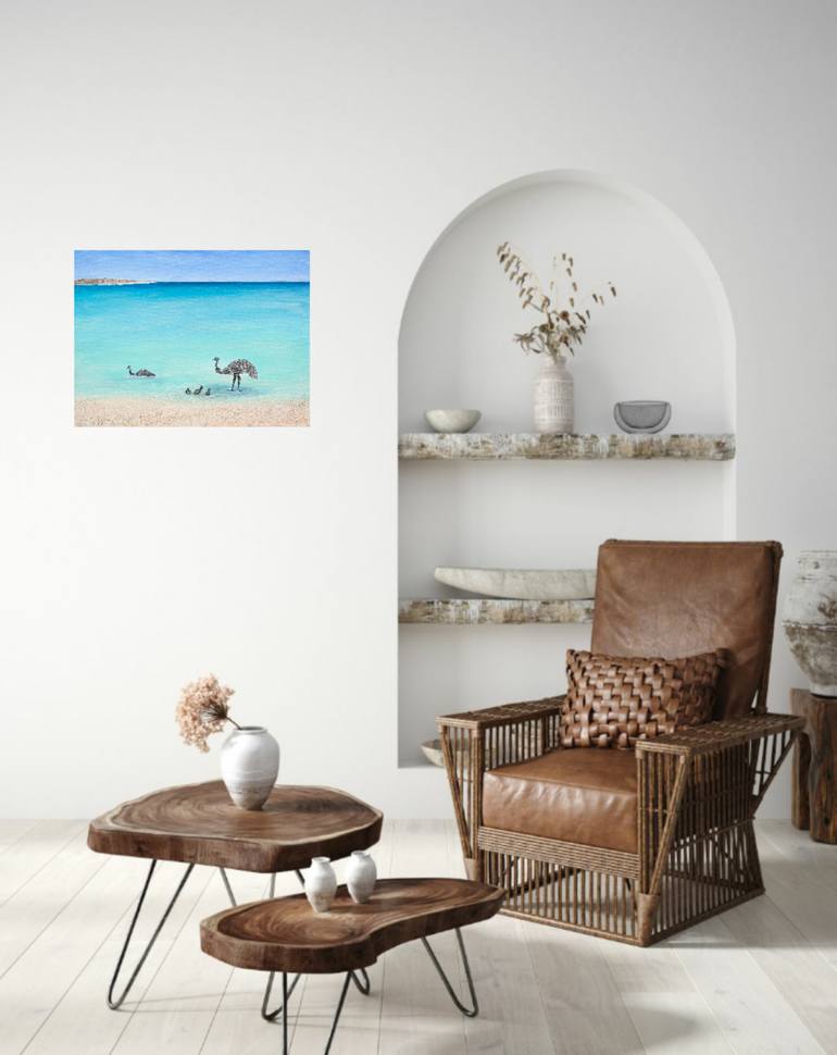 Original Beach Painting by Kerry Sandhu