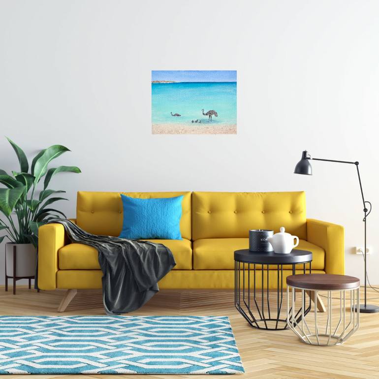 Original Beach Painting by Kerry Sandhu